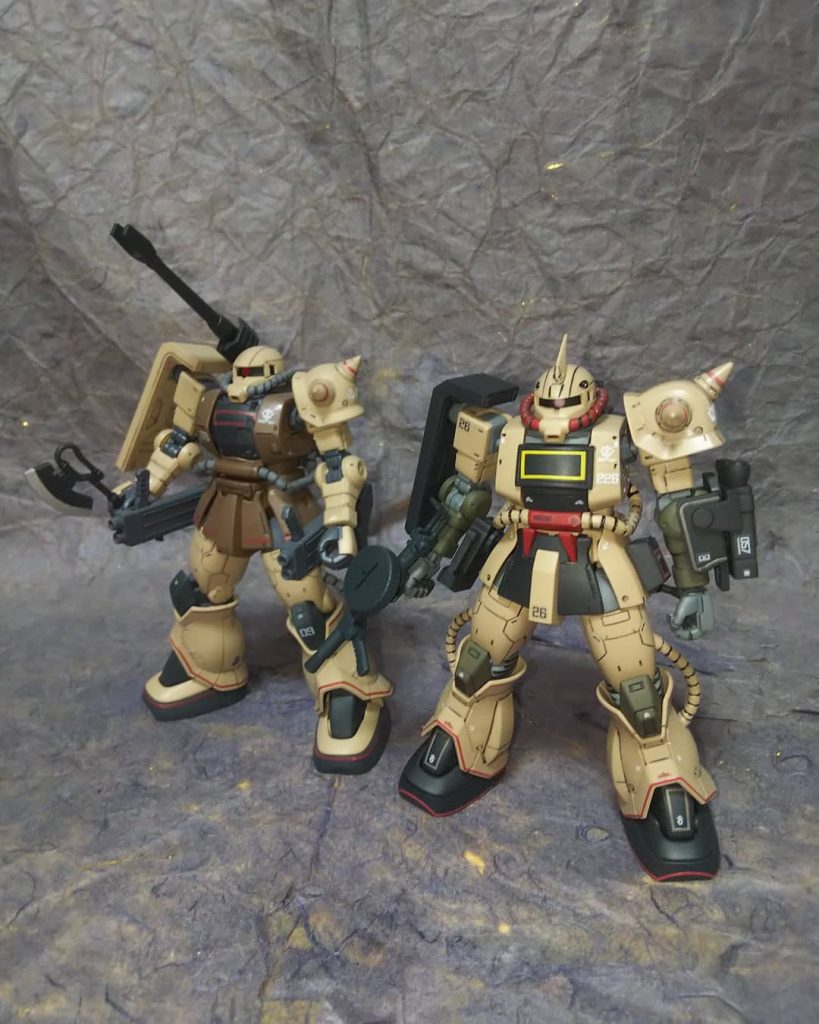 ザクハーフキャノンとツーショット