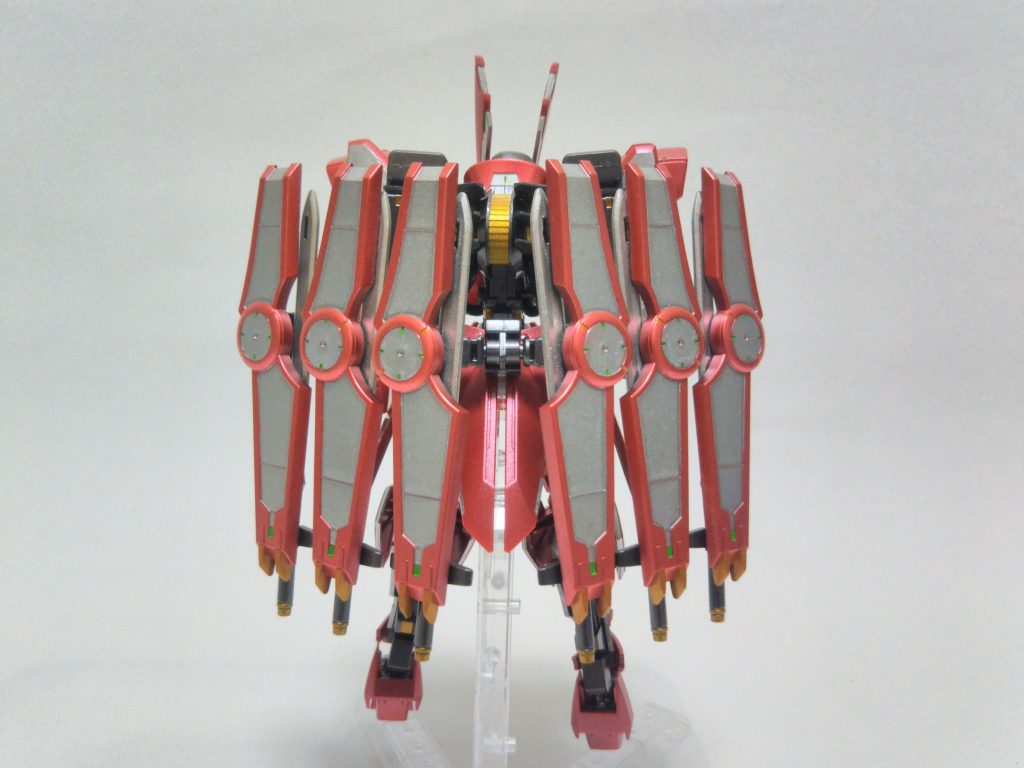 *ヴァルキュリアシールド*
グリムゲルデ用に開発されたシールド
背部サブアームにシールドラックを装備

背部ユニットはkazzさんのグリムゲルデを参考にさせていただきましたm(_ _)m