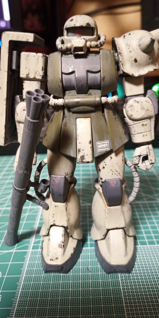 HGUC 040 MS-06 量産型ザク–2枚目/制作者：ぶーぶ