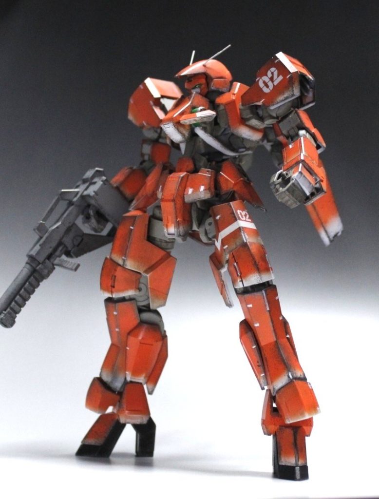 頭脳明晰、豊富な知識、冷静かつ的確な判断を武器に鉄火団を苦しめたギャラルホルンのエース機体です。

アルドノア・ゼロを観たら無性に作りたくなって、作ってしまいました。