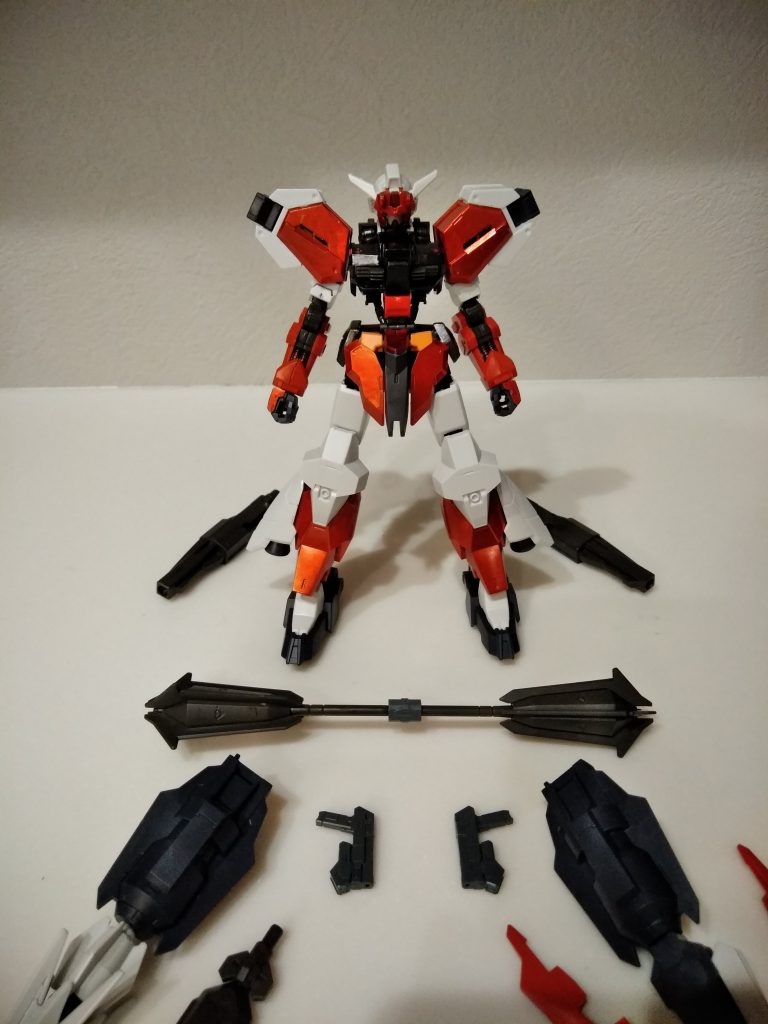 スタンディング
オレンジベースのレッドは気に入ってます!
ダメ押しの鉄血コン!!