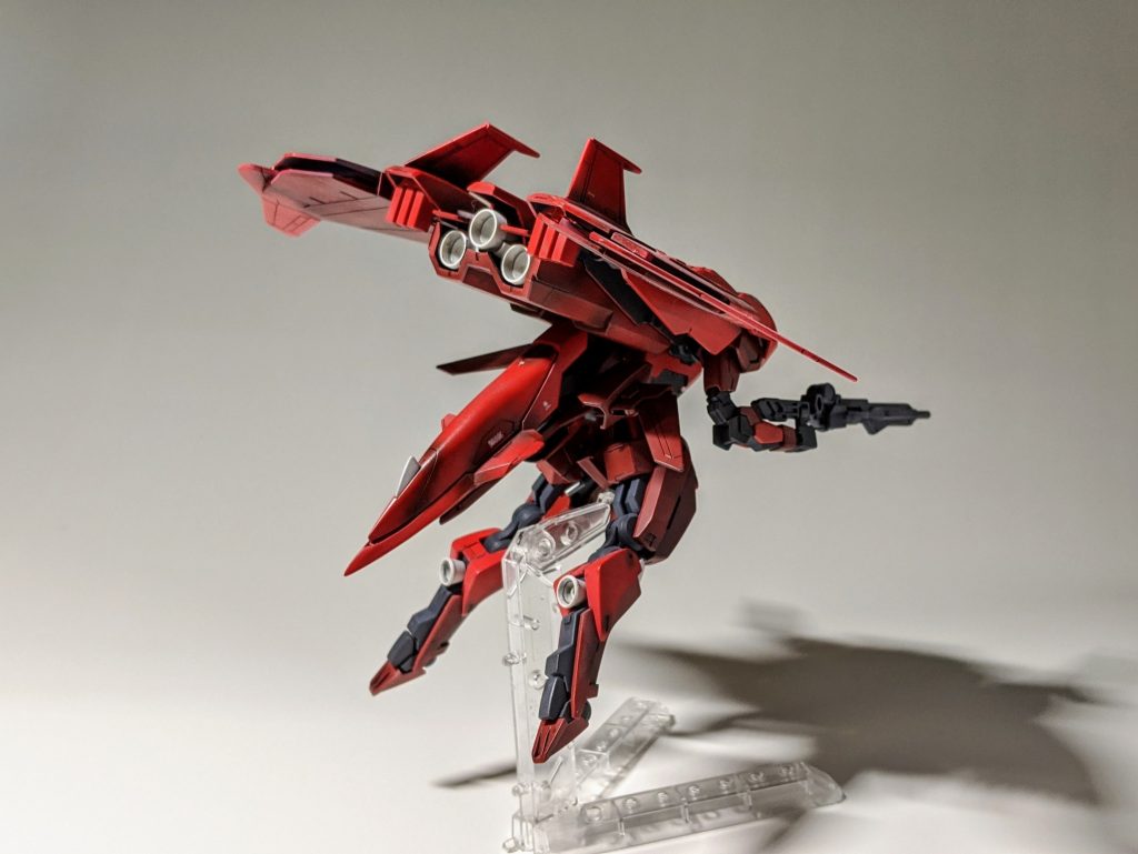 機首は背中に付けられるけど重い…