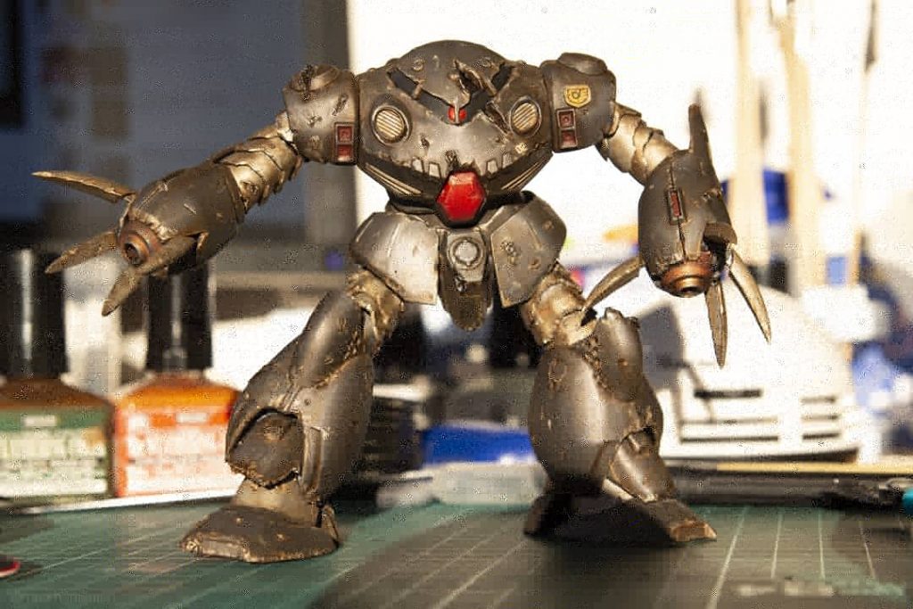 ズゴックって隻眼なのに目に傷入ってたら面白いよな〜って思いながら大きく傷を入れたんですけどめっちゃいいですね最高です(自惚れ)
っていうかまだ0080見れてないんですよねTSUTAYAに行かなきゃ(使命感)