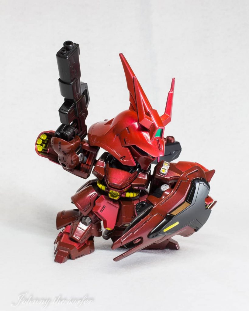 説明書のポーズ
説明書ではサーベルでしたがw