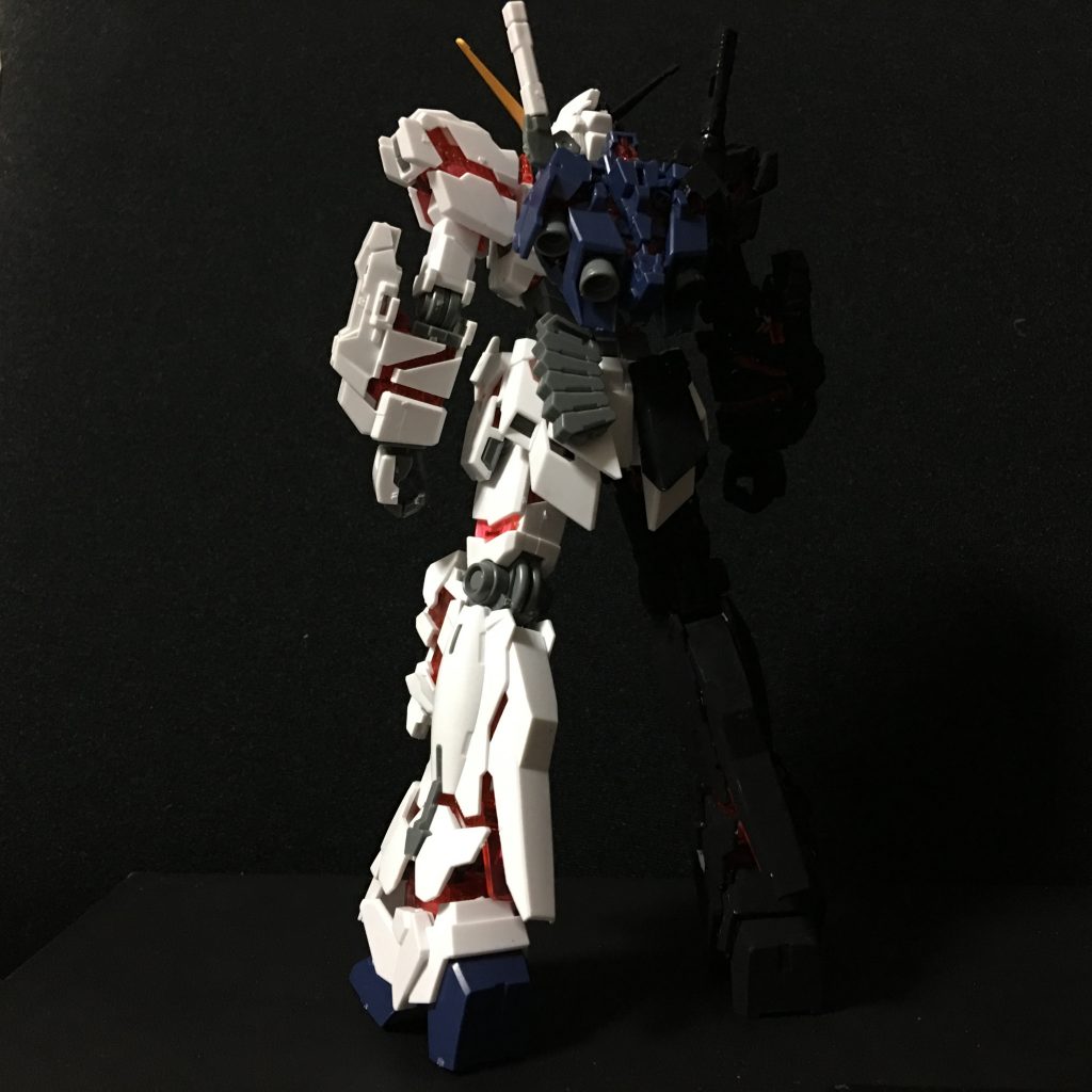 ( 。・v・。)ノ 左半身をアップにすると、黒バックにほぼ完全に溶け込みます。