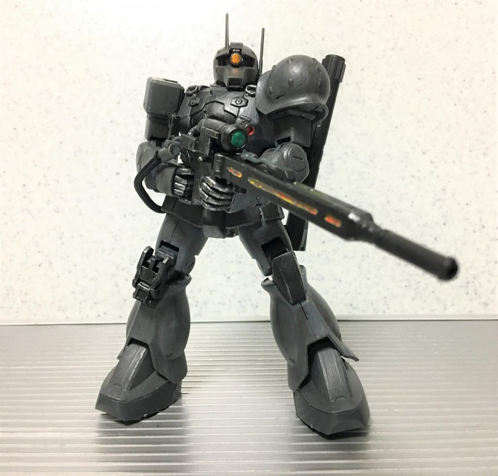 (　。・v・。)ﾉ 今回は毛色を変えて「地味で経年劣化している」をテーマにしました。すべてシタデルカラーによる筆塗りです。