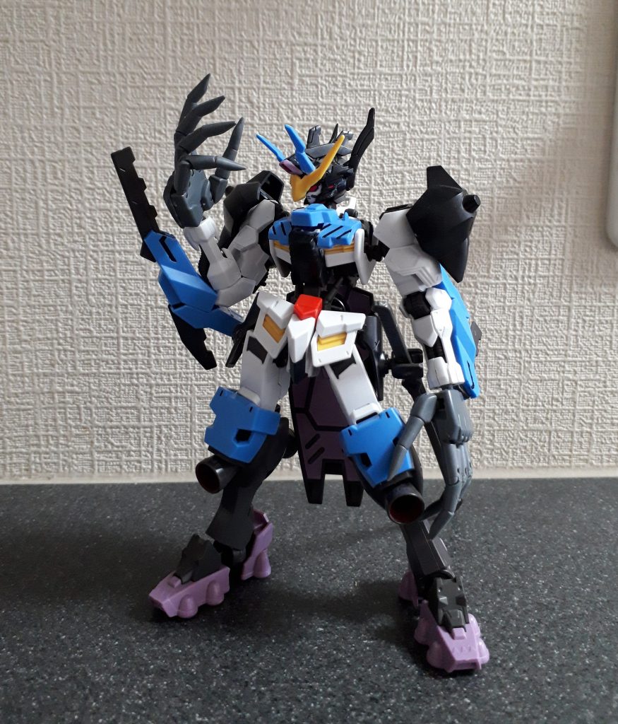 バルバトス、ウヴァル、ヴィダール(とMGキュベレイの手)を格好よく見えるように合体させてみました。～アレスにしようと考えていましたが、先駆者がいたので争いの女神エリスの名を借りています