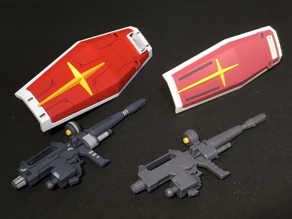 ライフルは塗り分けています。