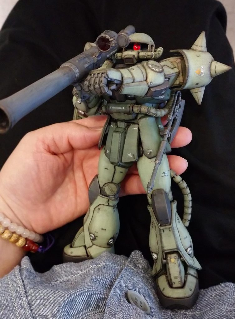 MGザクⅡ MS06F–5枚目/制作者：むーままのガンプラ