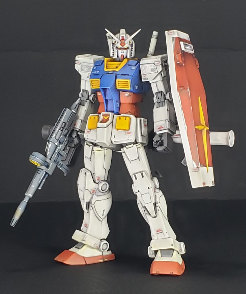 ガンダムマーカーEX シャインシルバーを使って塗装剥げを表現!