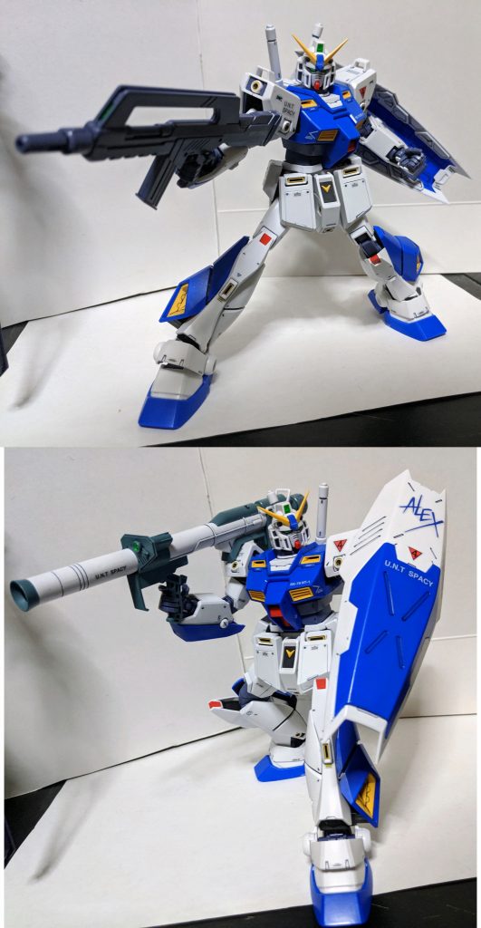 武装はビームライフルとシールド、更には専用のハイパーバズーカも付属しており、そこそこボリュームがあります