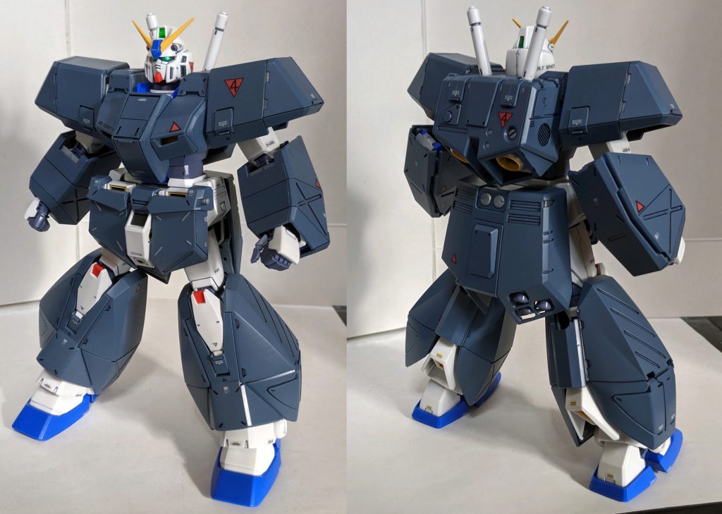 チョバムアーマー装備
こちらも大きくプロポーションが変更され、特にリアアーマーがかなり大型になっています