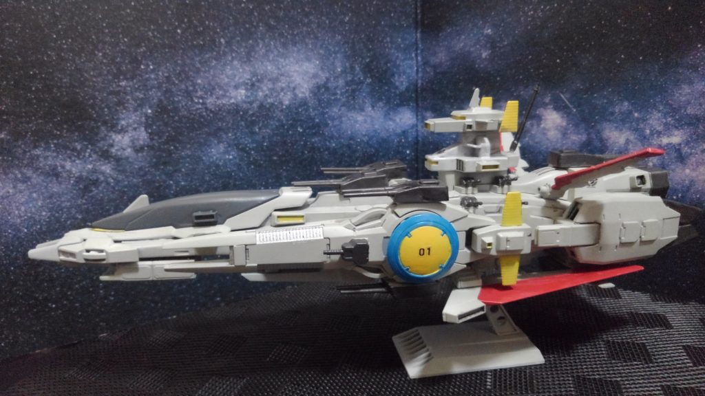 マゼラン級をベースに試作武装強化ユニットを追加
重力下での運用も可能になった…という無茶な設定