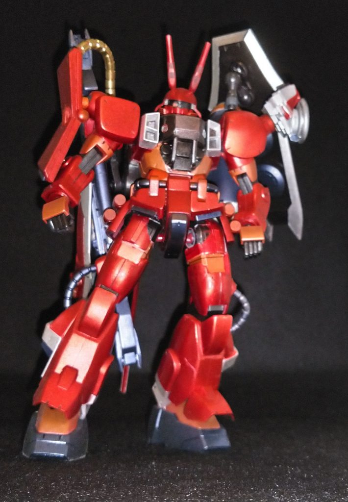 が、塗膜保護にトップコートを吹いたのですが誤って艶消しで吹くという失敗/(^o^)\
しかしながら落ち着いた光沢になったので案外いけますねこの組み合わせ♪ヽ(´▽`)/