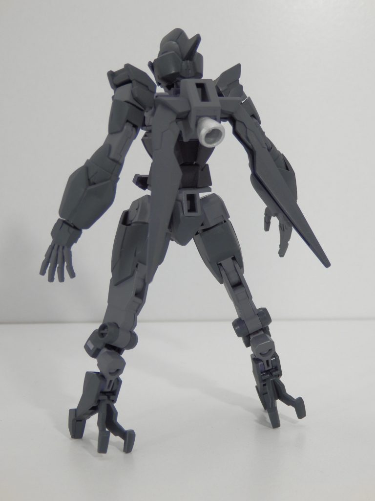 アルスコアガンダム 背面
ブースターはシルバーで塗装しました。