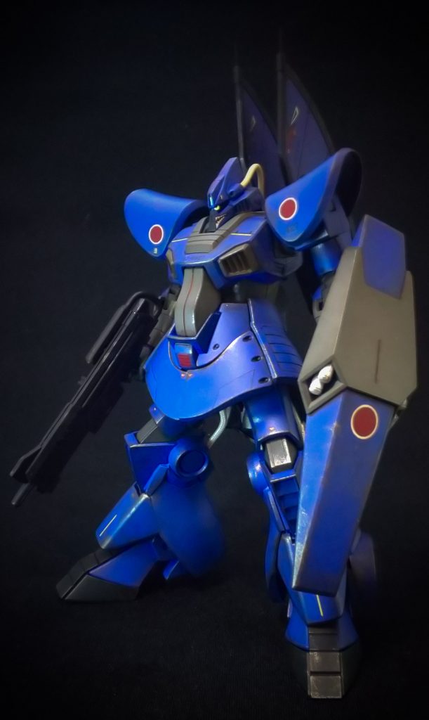 上記の理由によりカラバで開発されたMSK-008ディジェを3機提供された。戦役中何度か戦闘に参加したが内2機が中破1機が大破だった。戦役後国内メーカーにライセンス生産させ20機がロールアウトした。写真はUC0092の戦競に出場した機体で、ミサワベース302飛行隊所属機である。主兵装はビームライフル、Jタイプシールド、ビームソード。