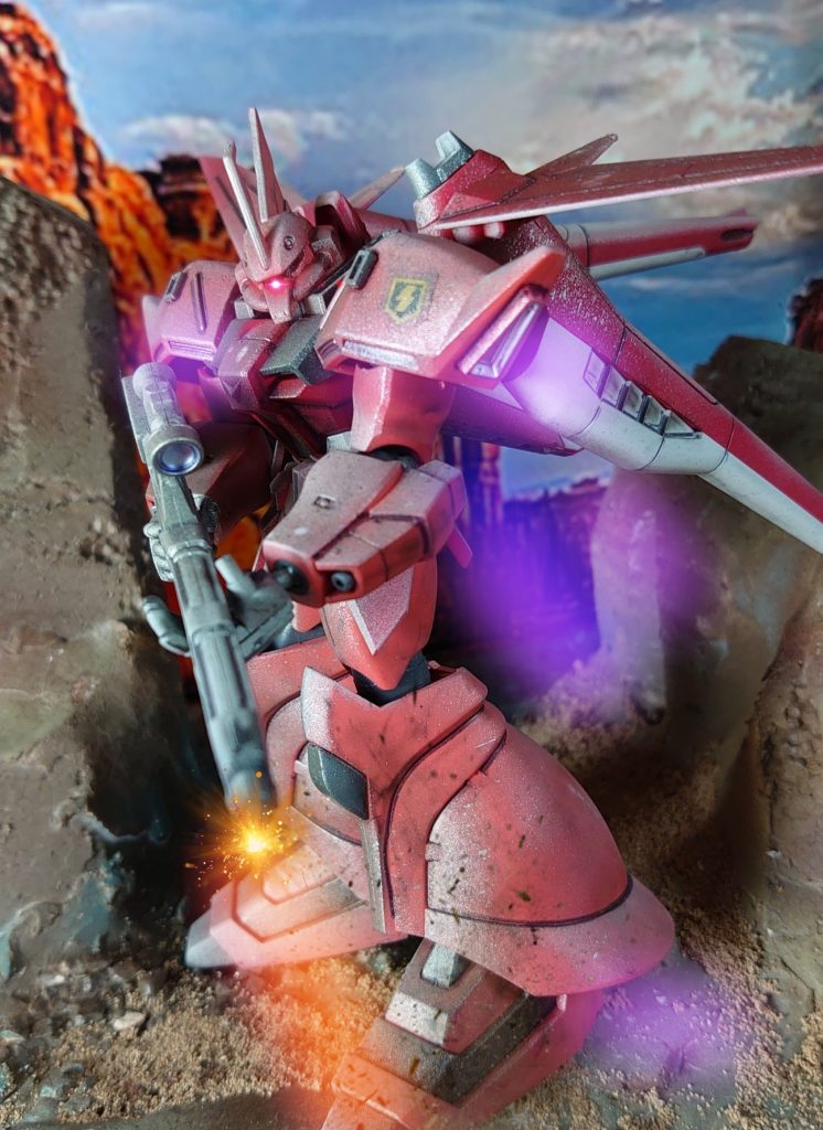 射撃
ガンダムベースのゲルググ。