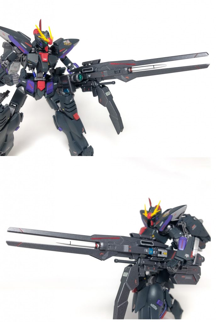 ◆零式滑腔砲・アポカリプスブロウ◆ボティスと同時開発された滑腔砲。弾頭にレアアロイ弾を使用し7発装填可能。普段は折り畳んで背面に装備している。条約違反武器である為、後のバルバトスが装備している滑腔砲は違反にならない性能に変更されたとされる。