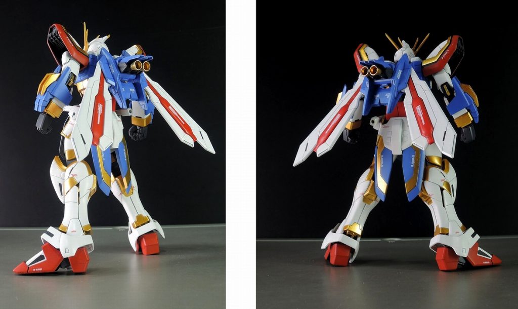 全身にスジ彫りも追加。