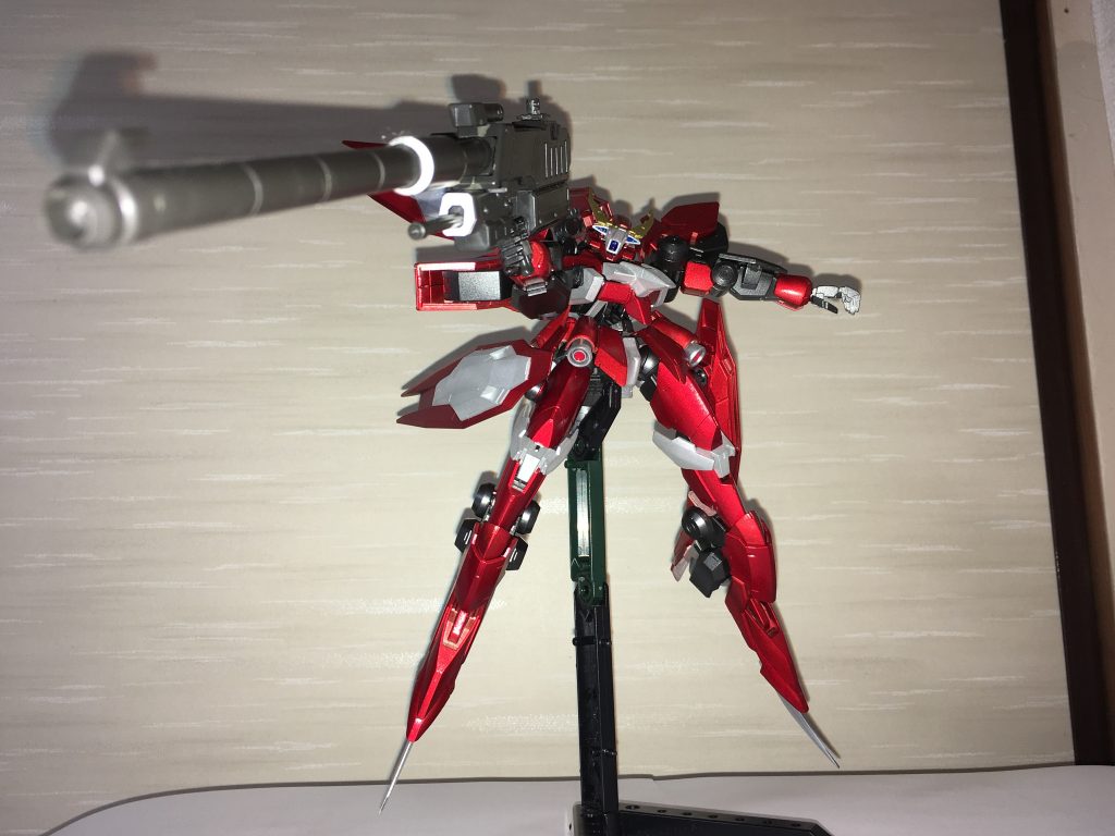 他、遠距離で450mm滑空砲を使用します(息子のRE1/100バルバトスより借用)。