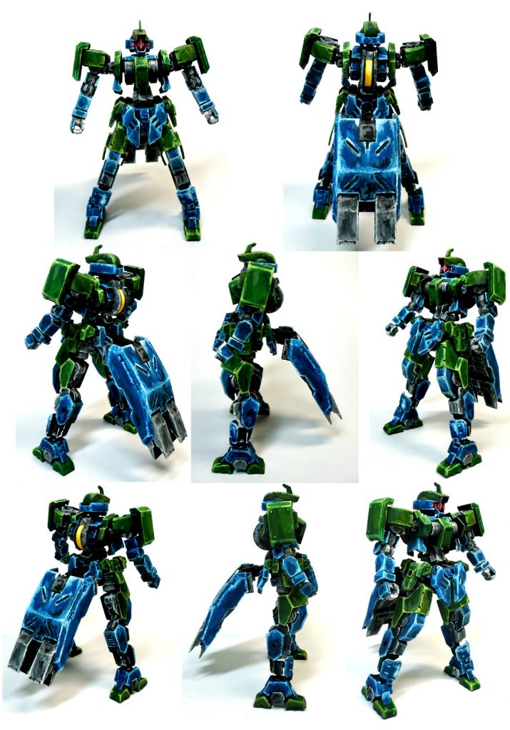 いつもの８方向画像。
素のゲイレール状態で紹介します。ホバーユニット付けたままですが。