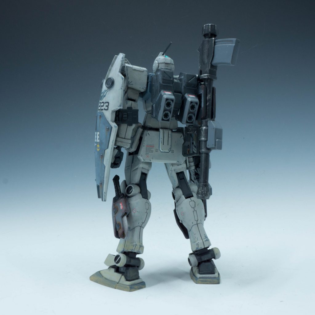 バックパックは、ジムストライカーのものを装備。
スラスター容量、出力が向上している。