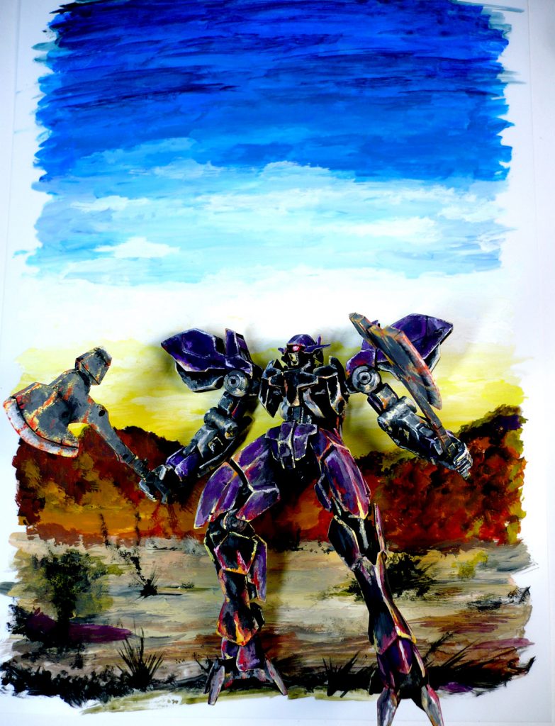 おまけ画像。
ゲイレール撮影用に描いていた背景を使ってみました。
意外と雰囲気が合っている…と思います。
左足が妙に絵っぽく飛び出していますねぇ。

紹介しきれなかった画像(100枚以上撮影…)や制作過程の事は
ブログにて記しておりますので
興味がございましたら僕のプロフィールボタンから飛んでご覧下さいませ。

最後までご覧いただきありがとうございました。