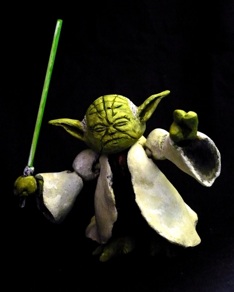 ライトセ……ビームサーベルで武装した
ガンプラ(のごく一部が組み込まれた)フルスクラッチ造形作品です