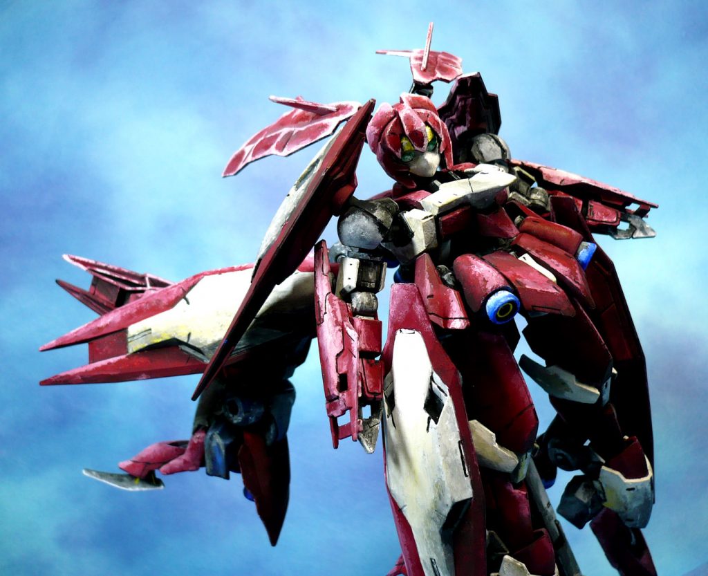 後方ユニットはあまり上に向けない方が
この姿には似合っている気がします。