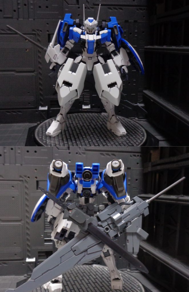 特殊装備形態高機動装備「アヴァランチライトアーマー」を装備した形態。「アヴァランチアーマー」を機動力重視に再構成。攻撃用武装は廃され、防御能力も最低限となっている。肩部大型疑似GNドライブ×2、肩部小型疑似GNドライブ×2によって推進用のGN粒子を生成。頭部アーマーから伸びる2本のクラビカルアンテナでGN粒子制御能力を強化。GNフィールドによる気流操作や、クイックブースト（局所的なGN粒子圧縮開放による短距離加速）の為に使用される。胸部アーマーはGN粒子を定着させてあり、GNシールドと同様の防御力を有する。