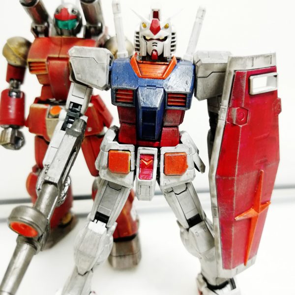 俺はガンダムで行く　俺はガンキャノンで行く　後ろはまかせろ