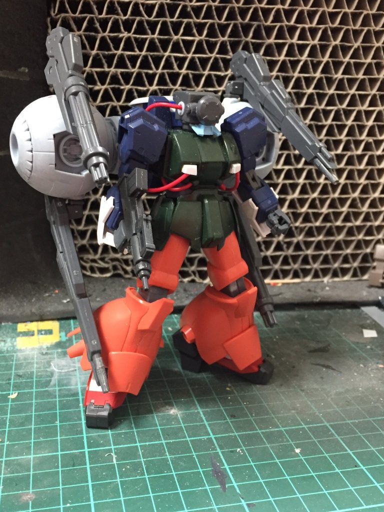 使用キット
ベース:ハイザック
腕:ジム・クゥエル
脚:マラサイ
足首:ジムⅡ ヘイズル
武装:ボール パワードアームアームズ
 その他:ジャンク
これが
わたしの
ハイザック道
だ( ˙³˙)