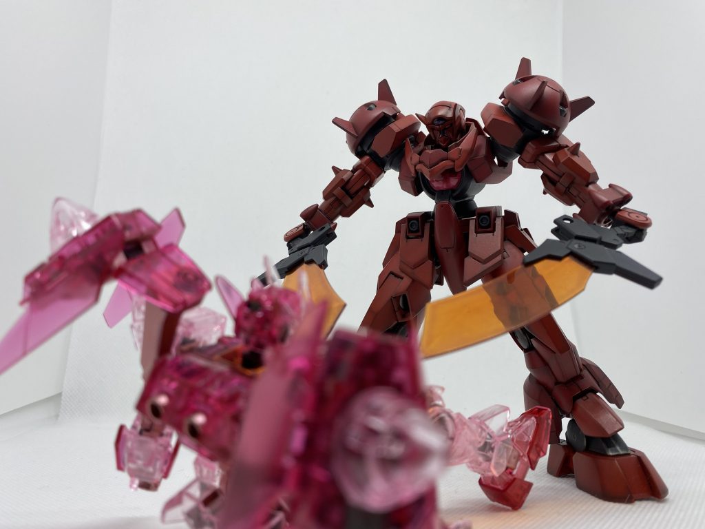 オーガ刃-Xトランザムと一緒に。
やっぱこの組み合わせが合いますね(^^)