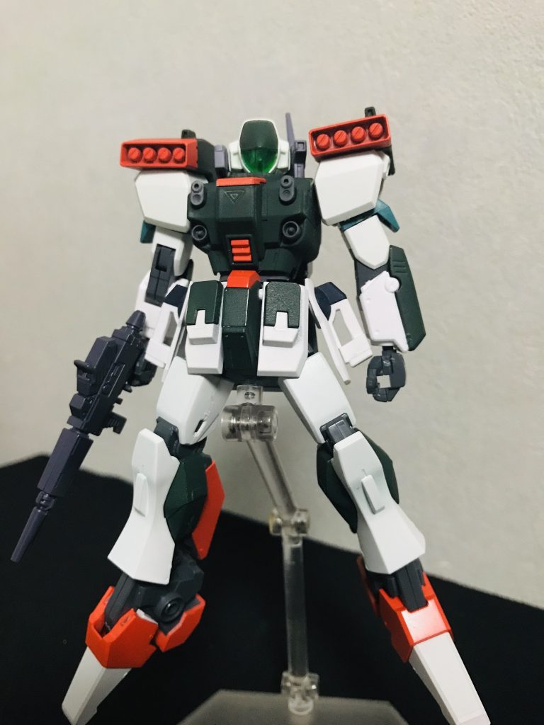 最後にディフェンサーユニット外した状態で!
という事で、ジムバラージ・Dでした!
久しぶりに好きな緑色使いました!
今回の使用キットは
GM/GM
BD1号機
ジムⅢ
アレックス
ネモ
リゼルC型
陸戦S型
DX
になります!
最後までご覧頂き、ありがとうございました!