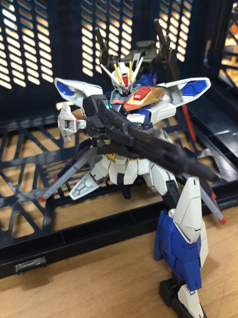 ビームショートライフル(スナイパーモード)これはビームショートライフルにバレルを付けてスナイパーモードに移行した状態です