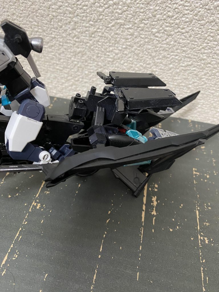 刀も装着できます。