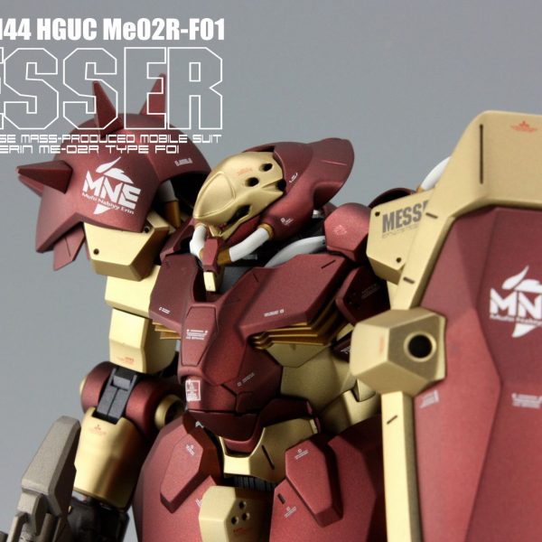 1/144 HGUCメッサー/マットメタリック塗装