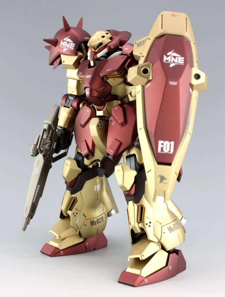 1/144 HGUCメッサー/マットメタリック塗装–2枚目/制作者：@takky5940410