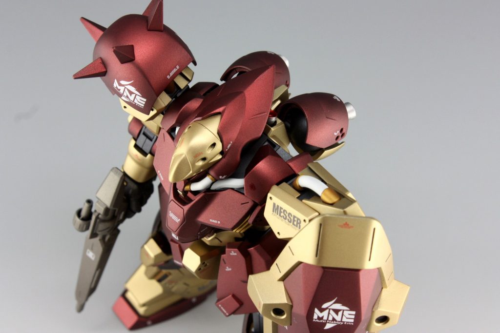 1/144 HGUCメッサー/マットメタリック塗装–5枚目/制作者：@takky5940410