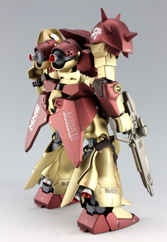 1/144 HGUCメッサー/マットメタリック塗装–3枚目/制作者：@takky5940410
