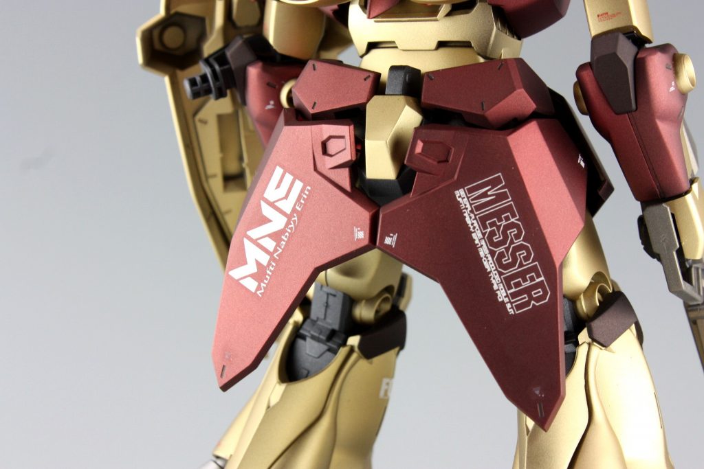 1/144 HGUCメッサー/マットメタリック塗装–4枚目/制作者：@takky5940410