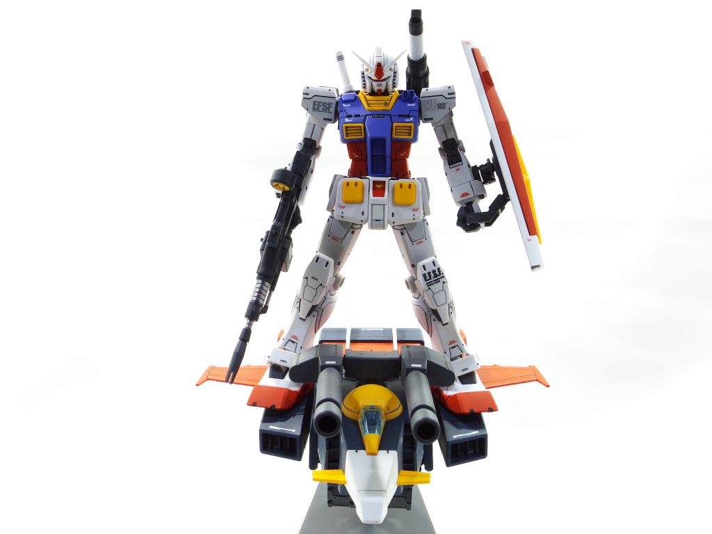 HG ガンダム オリジン版＋Gファイター–4枚目/制作者：gunplacraft