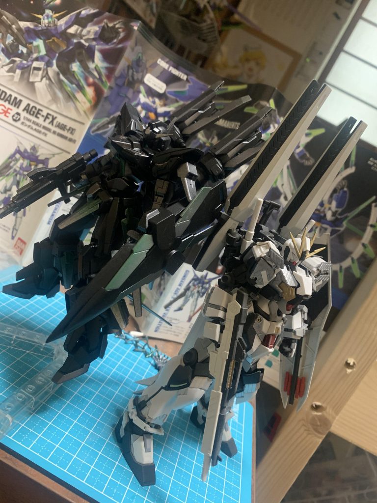 お気に入りのナランティブで純白と漆黒のコンビ