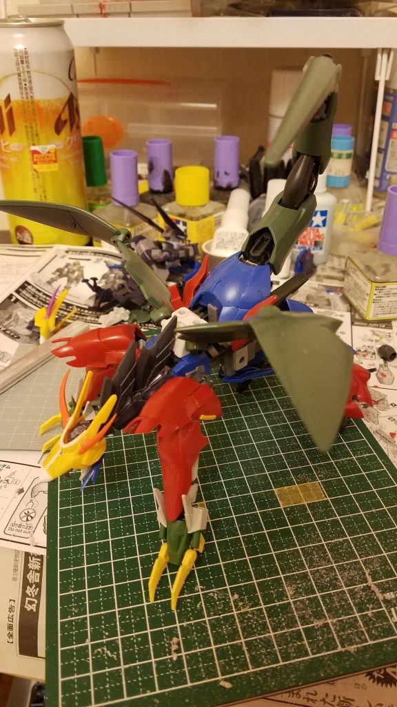 今回一番苦労したのはドラゴンアーマー状態(^_^;)))
気に入った形になるまで何度もやり直しました。