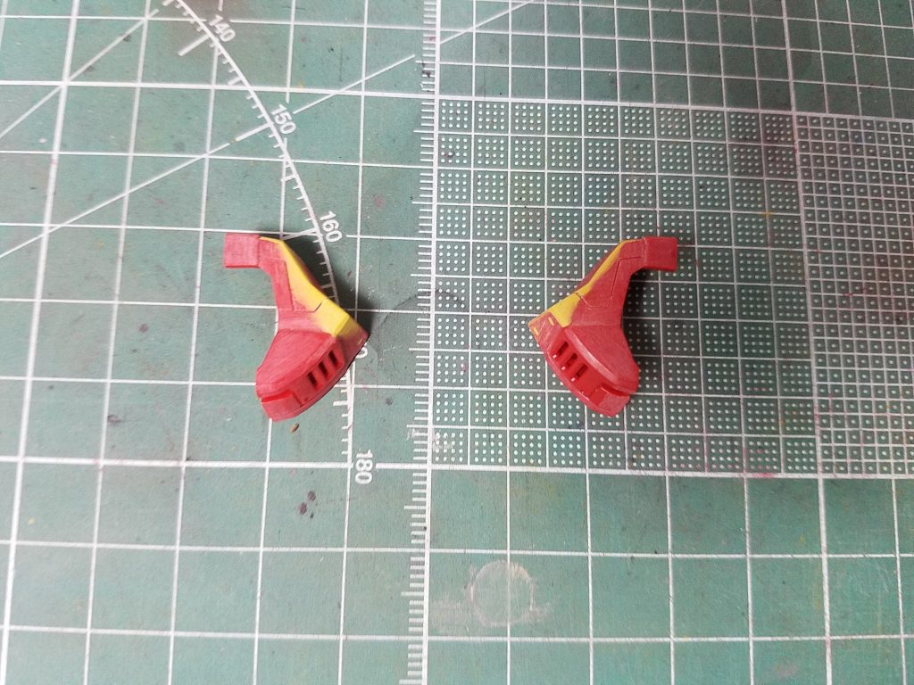 胸部パーツ修正後(側面)