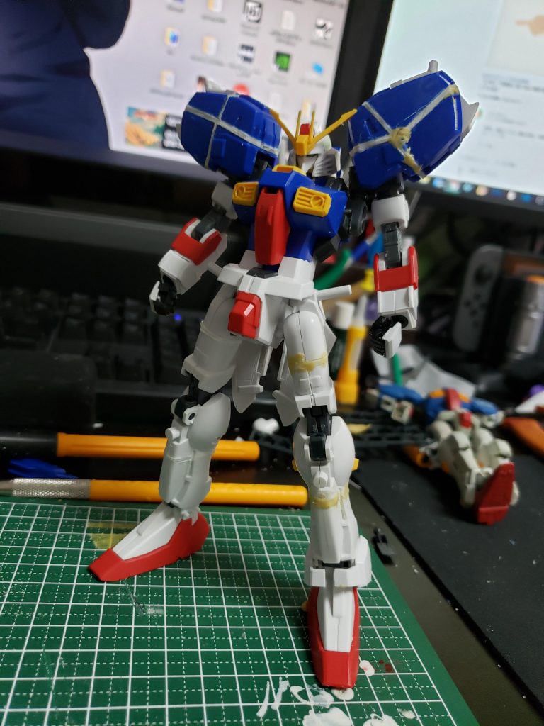 腕脚首の延長
さらに手首パーツも変更