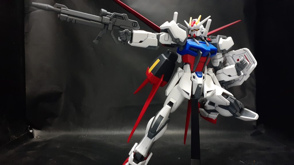 エールストライクで
やはりこのポーズが決まるのはいいですね