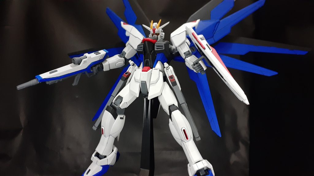 降臨ポーズ
羽が大きいのでよく決まりますね