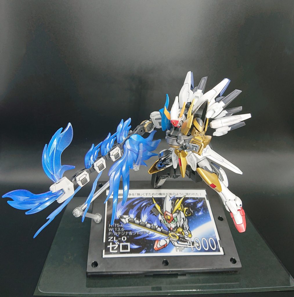 エフェクトを付けるとかなりのボリュームなので、武器の支柱は必至アイテムです(笑)