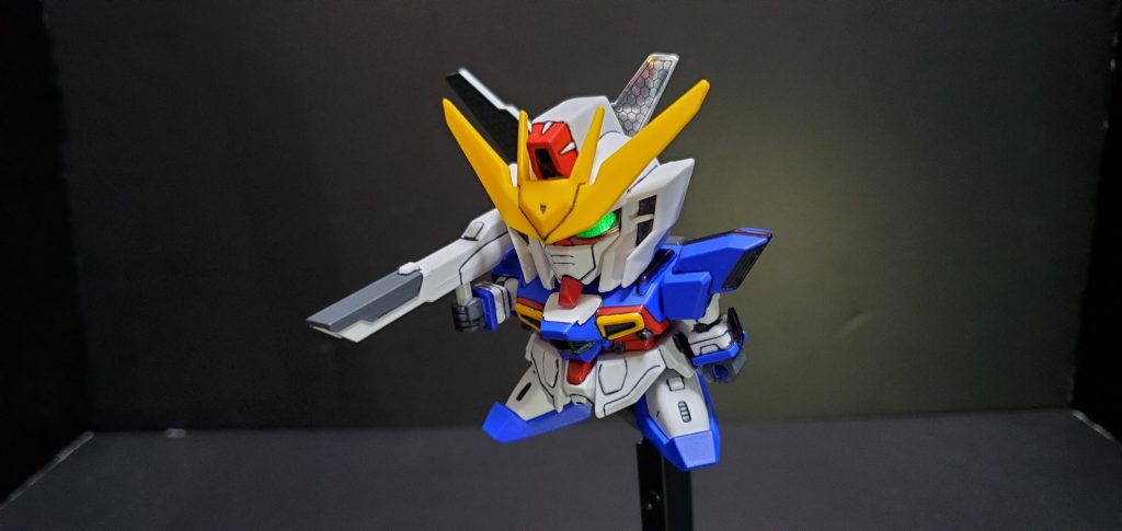 ガンダムエックス3号機。ちょっと青を濃くしすぎました。